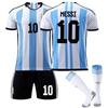 Venta al por mayor 2324 Club de selección nacional Argentina Massey No. 10 camiseta n.°. Uniforme de fútbol 7 C Luo con calcetines