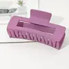 Pinça Grande Fosca para Coque de Cabelo Feminino Presilha Quadrada para Cabelo Parte de Trás da Cabeça Pinça Tubarão Acessórios de Cabelo Atacado