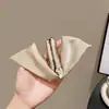 Presilha banana plissada de chifon, presilha vertical, presilha de garra de verão de alta qualidade, presilha para rabo de cavalo na nuca, presilha de cabelo elegante e delicada