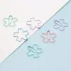 Precio de fábrica al por mayor Clips para papel Flor de cerezo Color macarrón Forma de clips para papel Clips para papel de papelería de oficina Clips para documentos