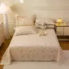 Sábana de Cama de Algodón 100% Clase A Algodón de Xinjiang Engrosada Cepillada Estampado Floral Funda Nórdica de Algodón Individual Doble Persona Cuatro Estaciones Uso en el Hogar