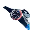 Reloj GMT Greenwich Reloj Mecánico Totalmente Automático Anillo Coke Anillo Sprite Correa AAA Alta Calidad Reloj para Hombre