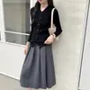 Cárdigan de Punto 100% Lana Merino Pura para Mujer, Suéter Versátil de Cuello Polo de Manga Larga para Otoño e Invierno, Suéter de Capa Base para Mujer a Principios de Otoño