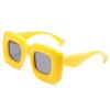 Liquidación 3386 gafas de sol inflables tipo caja y2k transfronterizas europeas y americanas Amazon retro UV400 anti-ultravioleta tendencia