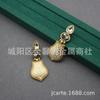 Pendientes de Artesanía de Esmalte Dorado Estilo Nuevo Chino Qingdao Turquesa Negra Gota de Agua Pendientes Clásicos Elegantes Vintage