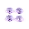 Accesorios para lámparas de cristal bola de cristal 14MM doble agujero cuentas octogonales accesorios de decoración de boda de cristal cuentas sueltas fondo de techo
