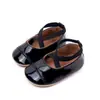 Zapatos para niños pequeños estilo coreano con elástico cruzado de boca baja, zapatos de una sola capa, zapatos de color sólido, suela de goma suave, zapatos para bebés pequeños BLS3160