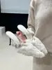 Sandalias de punta fina con hebilla estilo hada y tacón fino para mujer, zapatos peludos de tacón alto de punta cerrada de moda elegantes otoño/invierno 2026