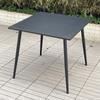 Mesa de Exterior, Cafetería de Ocio, Mesa y Sillas de Exterior, Balcón de Hierro, Tienda de Té con Leche al Aire Libre, Sencillo y de Ocio