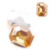 Suministros para Arte de Uñas Pegatinas de Joyería 6x8 mm Rectangulares Octagonales Diamantes de Cristal de Colores Estereoscópicos Diamantes de Cristal de Punta Inferior