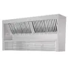 Campana Purificadora de Humos de Aceite Industrial Máquina Todo en Uno Equipo Purificador de Humos de Aceite para Cocina Comercial Barbacoa Cantina Escolar de Guangzhou
