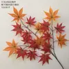 Hojas de árbol artificiales: hojas de arce rojo, hojas de arce japonés, hojas de ginkgo, hojas de plátano de sombra, hojas de sicómoro, hojas de arce de cinco puntas, ramas de aliso, hojas de plástico artificial