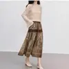 Ropa Zhengqite/ Suéter de Punto Holgado con Cuello Redondo Calado de Ganchillo para Mujer, Nuevo Cubre-Traje de Manga Larga Fresco de Tencel para Proteger del Sol