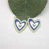 Fabricante de accesorios de joyería con forma de corazón, al por mayor en stock, joyería DIY hecha a mano de aleación, fábrica de accesorios de joyería DIY de goteo de aceite