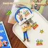 Chaveiro Autêntico Toy Story Série Divertida Anime Buzz Lightyear Pingente de Mochila Filme Pingente de Brinquedo Tendência