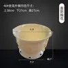 Molde para Vaso de Flores Cimento Bonsai Redondo Plástico Aço Modelo Concreto Moldado no Local Ferramenta de Polimento Modelo Peça Única Consignação Atacado