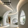 Produtos de Gesso Pré-moldado Reforçado com Fibra Estilo Europeu Hotel Esculpido Retro Aerodinâmico Cúpula Feito Sob Medida