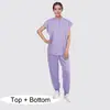 Uniformes Clínicos para Enfermeiros no Aliexpress, Conjuntos Cirúrgicos para Homens e Mulheres, Roupa de Trabalho Hospitalar Elástica, Uniformes Cirúrgicos Confortáveis para Laboratório