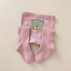 Medias para Niñas Otoño e Invierno Estilo Nuevo Delgadas de Felpa Dibujos Animados Diseño de PP Grande Forradas de Felpa Calcetines para Niñas Calentadores
