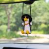 Pato de Balanço para Carro Pingente de Carro Pato de Pneu Fofo Pingente de Aromaterapia Pingente para Retrovisor de Carro Decoração Criativa