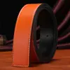 Cinturón sin hebilla con agujeros, hebilla lisa para hombre de cuero, cinturón sin cabeza, patrón de lichi, cinturón sin hebilla, venta directa de fábrica