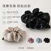 Elásticos de Cabelo com Strass Cruzados Europeus e Americanos, Scrunchies, Faixas de Cabelo de Alto Padrão, Acessórios de Cabelo Estilo Coreano para Mulheres, Elásticos para Rabo de Cavalo, Tendência Quente