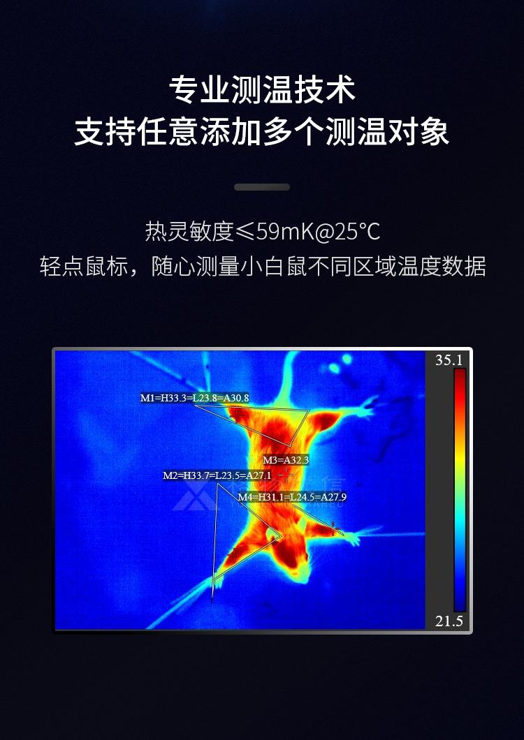 小白鼠癌症科研热成像监测系统_05