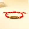 Pulsera para el Éxito en los Exámenes, Buena Suerte en la Preparatoria y los Exámenes de Admisión a la Universidad, Que Apruebes Todos los Exámenes, Hilo Rojo de la Suerte, Regalo Inspirador para Estudiantes, Pulsera