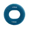 Entrenador de fuerza de agarre de silicona con textura de neumático, anillo de agarre de doble resistencia, anillo de agarre de alta elasticidad para aliviar el estrés, anillo de entrenamiento de fuerza para mano y muñeca
