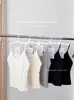 Chica Deseo Puro Chaleco Básico Simple para Mujer con Almohadilla Integrada Estilo Cuatro Estaciones Ajustado Agradable a la Piel Buena Elasticidad Fácil de Usar Camisola Pequeña