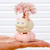 Gato de la Fortuna, Árbol de la Fortuna de Cristal, Citrino, Regalo para Colegas, Regalo de Oficina, Adorno Lindo de Gato, Creativo