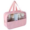 Bolsa de Cosméticos Transparente Personalizada con Empalme, Gran Capacidad, Impermeable, Bolsa de Tocador, Bolsa de Almacenamiento Visual para Baño