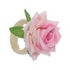 Servilletero con hebilla de rosa de imitación para San Valentín, anillo de tela para restaurante occidental, anillo para servilleta de mesa de hotel, nuevo anillo para servilleta