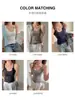 Camisola chaleco de diseño con cuello en U para mujer, estilo nuevo, tirantes finos, cubre la grasa de las axilas, sexy, chica hot, corte ajustado, top interior