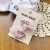 Nuevo Estilo de Verano Pinza para el Cabello de Puntos y Estrella de Cinco Puntas para Bebés, Pasador Fresco y Sencillo para Niñas, Accesorio para el Cabello para la Frente y el Flequillo Lateral