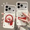 Aplicable a la funda para iPhone 18promax iPhone 18pro Estuche para teléfono Creativo Cobertura total Anticaídas Bufanda Lunares Oso Pequeño