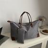Bolso de gran capacidad para mujer, nuevo bolso bandolera sencillo y moderno de 2025, bolso de mano informal y portátil para uso diario.