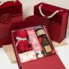 Conjunto de presente de casamento de camélia Produtos acabados para enviar aos convidados e madrinhas Caixa de presente de retorno Advanced Sense Presentes pequenos práticos