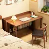Mesa infantil de madeira maciça nórdica integrada mesa de estudo em casa para aluno do ensino fundamental mesa de cabeceira para apartamento pequeno mesa de escrita mesa estreita montada na parede