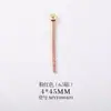 Venta al por mayor de fábrica pendientes diy accesorios de joyería semiacabados materiales gancho de oreja largo pendientes colgantes pendientes pendientes tapones para los oídos