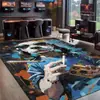 Alfombra de Cristal de Terciopelo Estilo Americano Transfronteriza de Amazon para Salas de Juegos, Alfombra Resistente a Manchas y al Desgaste, Alfombra Grande para Sofá de Sala de Estar