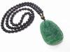 Collar de Buda rata del zodíaco de imitación de jaspe Hetian al por mayor de fábrica cuentas negras mil manos Guanyin Bodhisattva Dios Guardián
