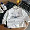 Camiseta Interior Muye Otoño para Niños Ropa Infantil Zhili Huzhou Estilo Coreano Versátil Camiseta de Manga Larga Bebé Top Holgado