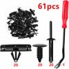 Adecuado para Jeep Ford Wrangler Chrysler Coche Remache Guardabarros Parachoques Clip de Pasador de Empuje Maletero