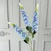 Arranjo de Flores Artificiais Azuis de Luxo para Casamento Arranjo Floral DIY Arranjo de Flores para Janela de Shopping Center ao Ar Livre Paisagismo com Flores Artificiais