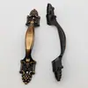 Maçaneta de liga de zinco para portas de madeira, maçaneta vintage de sobrepor, maçaneta moderna minimalista com furo aberto para portas de armário de cozinha, sapateira, guarda-roupa