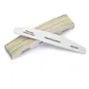 Piezas de Madera de Media Luna Profesionales Reparador Simple de Uñas Piezas de Madera de Armadura Real Reparador Delgado de Uñas Reparador de Uñas Pulido