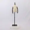 Adereços de Modelo Infantil Manequim Infantil Suporte Meio Corpo Base Galvanizada Manequim de Roupa Infantil Loja de Roupas Roupas Novas