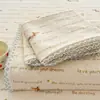 Sábana de algodón nube estampada fresca y sencilla con ribete de encaje, juego de tres piezas para dormitorio principal del hogar o dormitorio de estudiante, incluye sábana y funda de almohada