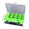 Caja de Cebo de Doble Capa Luya Caja Pequeña para Accesorios Portátil Grande Multifuncional Caja de Almacenamiento para Señuelos de Pesca Lentejuelas Minnow Qt70